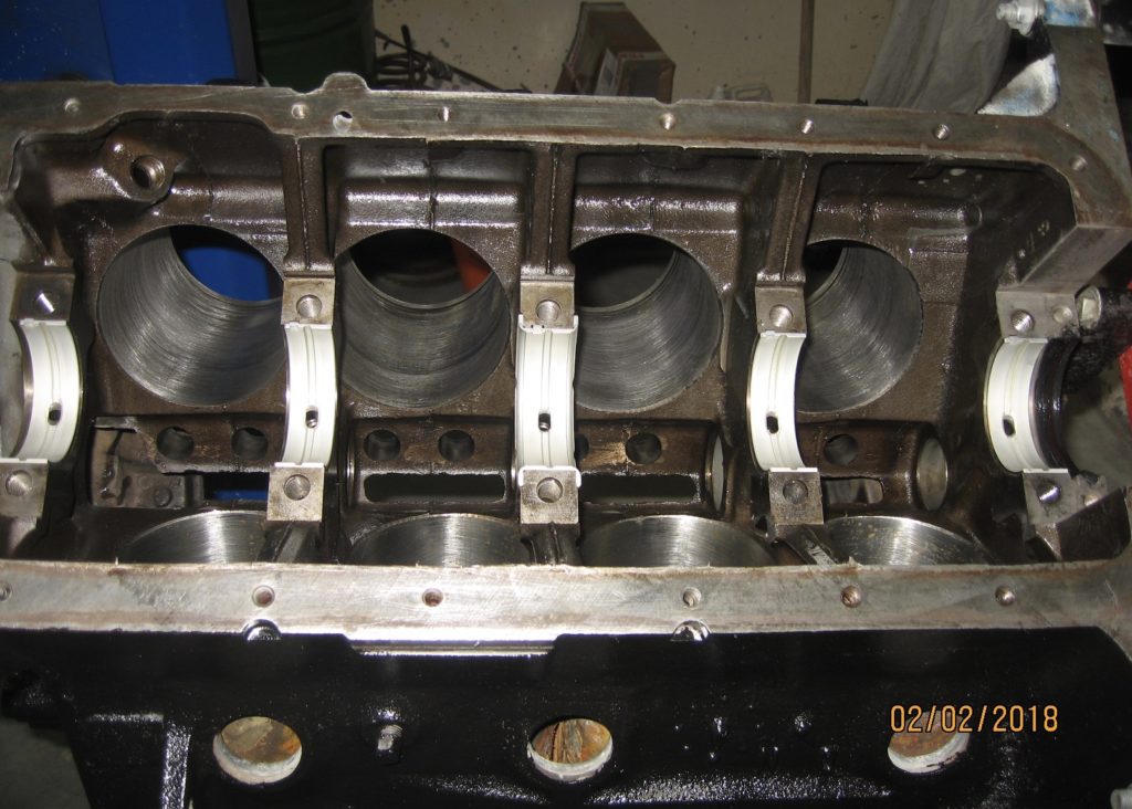 Jensen SP engine block